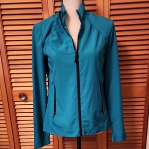 Barco Uniforms Women's Zip Up Lab Coat Scrub Sz M